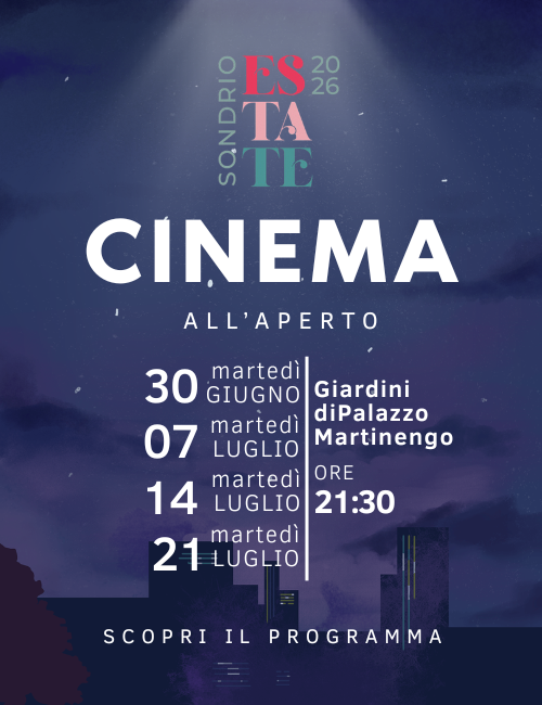 Immagine Evento Sondrio estate - cinema all’aperto | Calendario Valtellinese