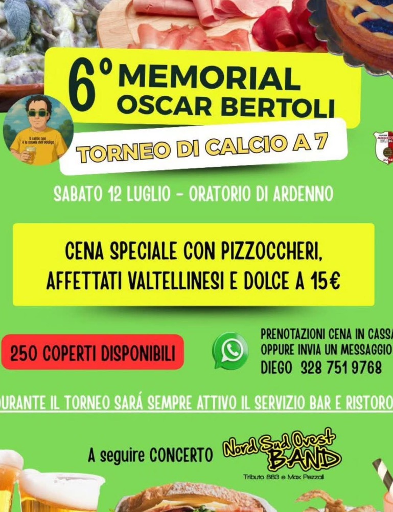Immagine Evento Memorial Oscar Bertoli | Calendario Valtellinese