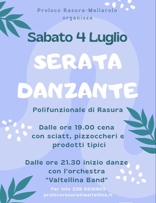 Immagine Evento Serata danzante | Calendario Valtellinese