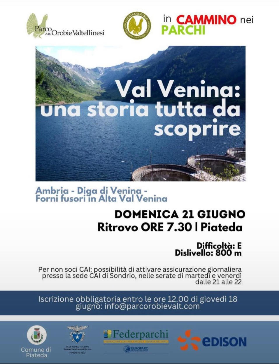 Immagine Evento Val Venina: una storia tutta da scoprire | Calendario Valtellinese