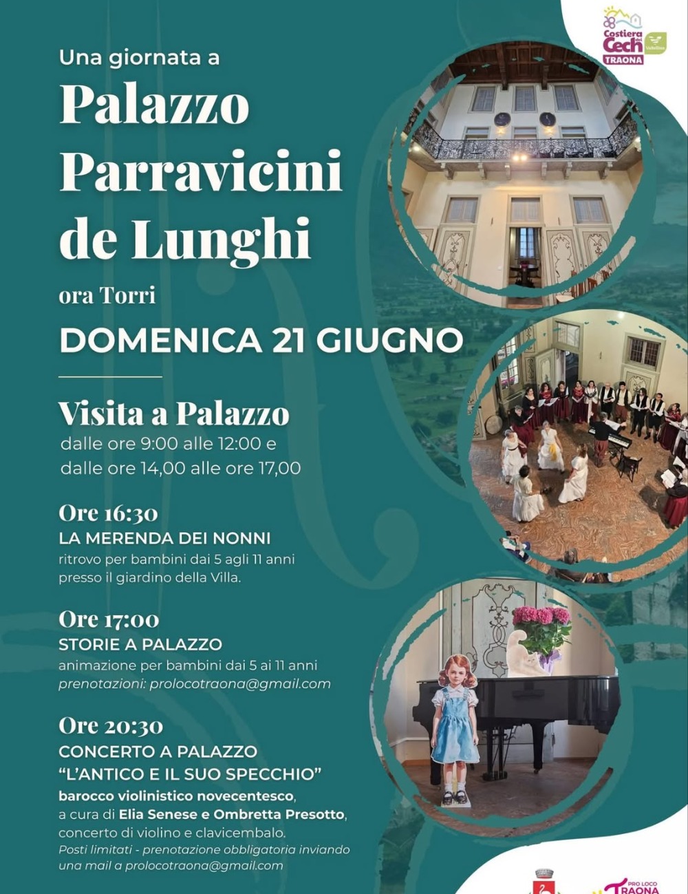 Immagine Evento Una giornata a Palazzo Parravicini de Lunghi | Calendario Valtellinese
