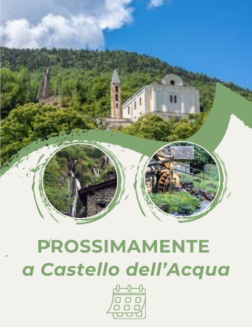 Immagine Evento Prossimamente a Castello dell'Acqua | Calendario Valtellinese