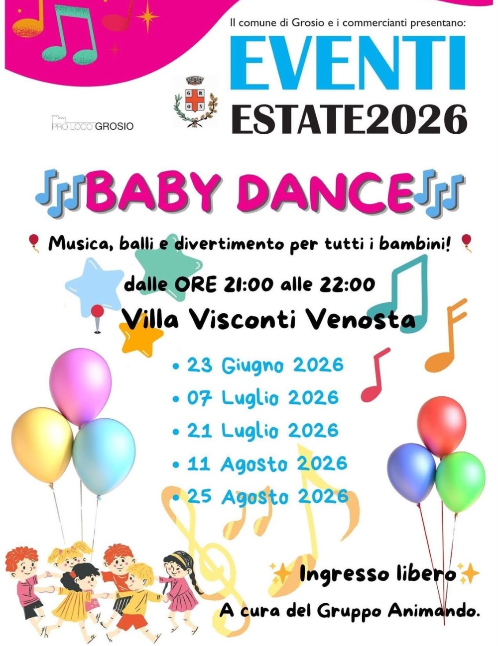 Immagine Evento Baby Dance | Calendario Valtellinese