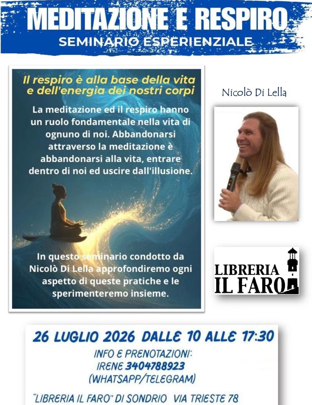 Immagine Evento Meditazione e respiro | Calendario Valtellinese