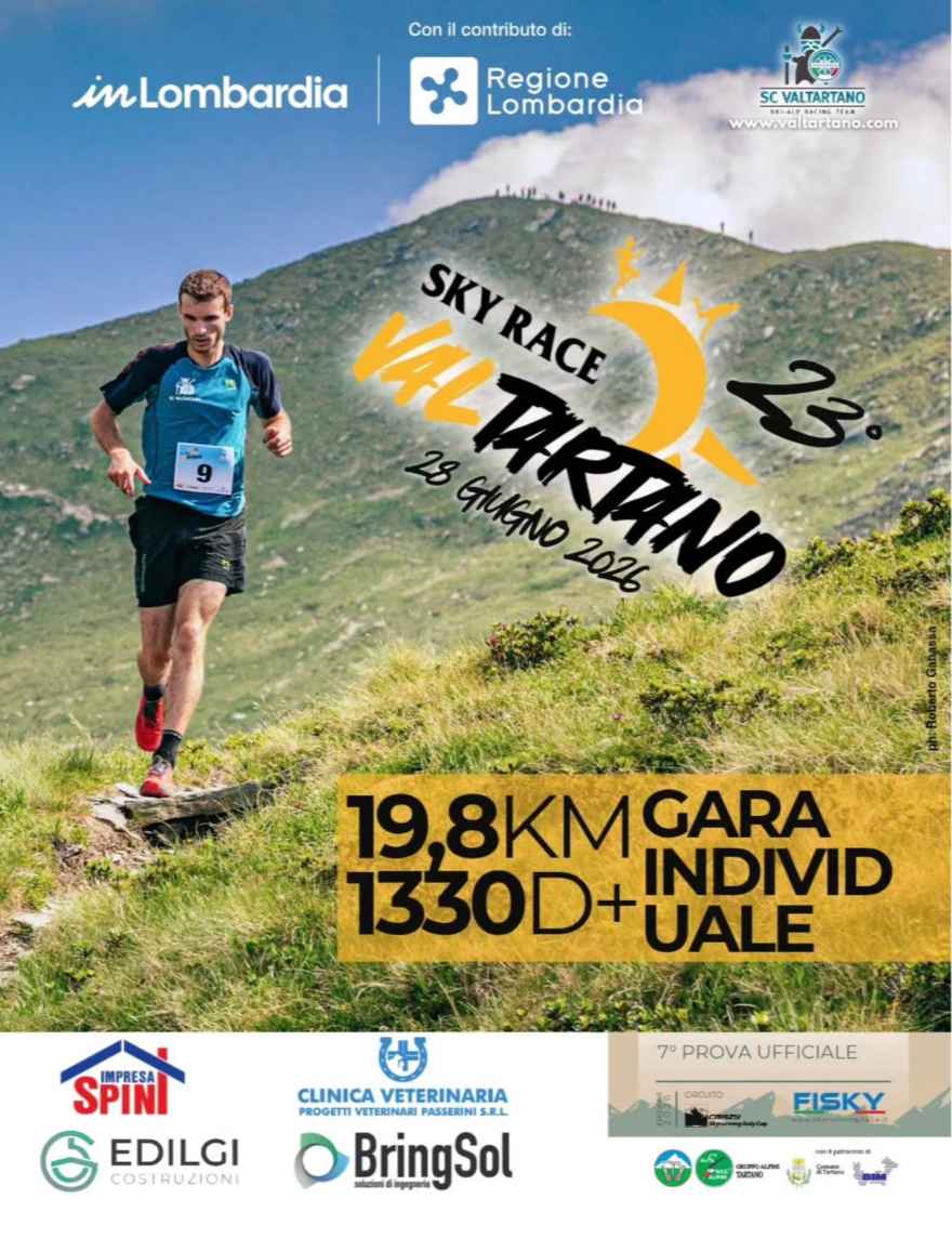 Immagine Evento Sky Race Val Tartano | Calendario Valtellinese