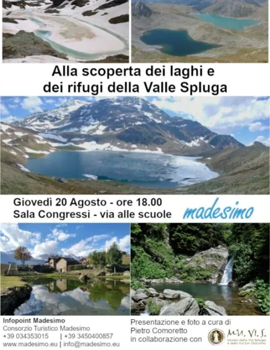Immagine Evento Alla scoperta dei laghi e dei rifugi della Valle Spluga | Calendario Valtellinese