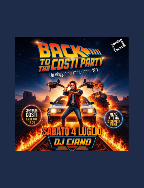 Immagine Evento Back to the Costi Party | Calendario Valtellinese