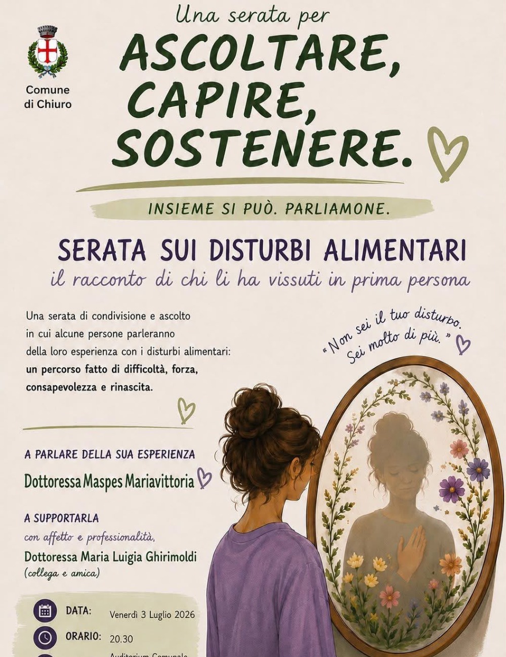 Immagine Evento Ascoltare, capire, sostenere | Calendario Valtellinese