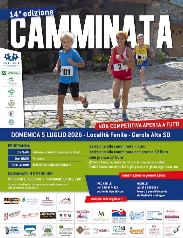 Immagine Evento Camminata | Calendario Valtellinese