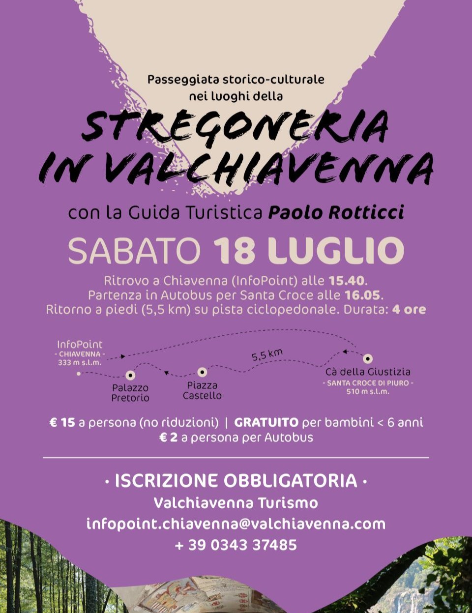 Immagine Evento Stregoneria in Valchiavenna | Calendario Valtellinese
