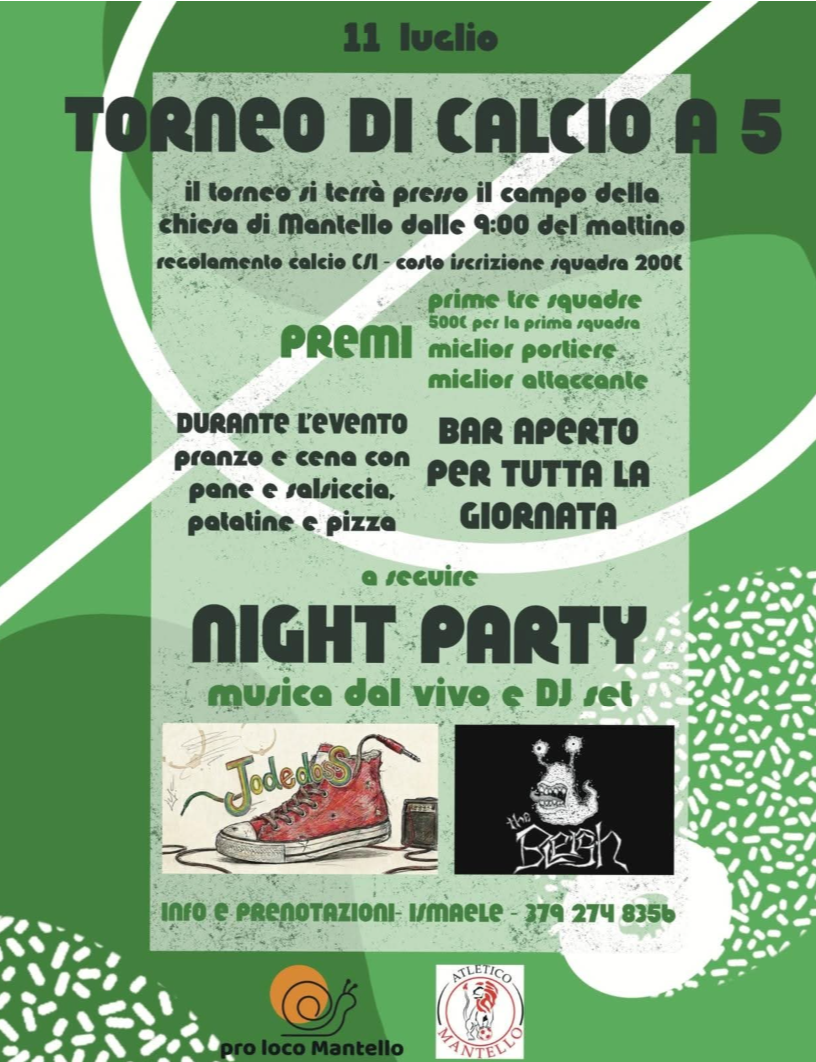 Immagine Evento Torneo di calcio a5 | Calendario Valtellinese