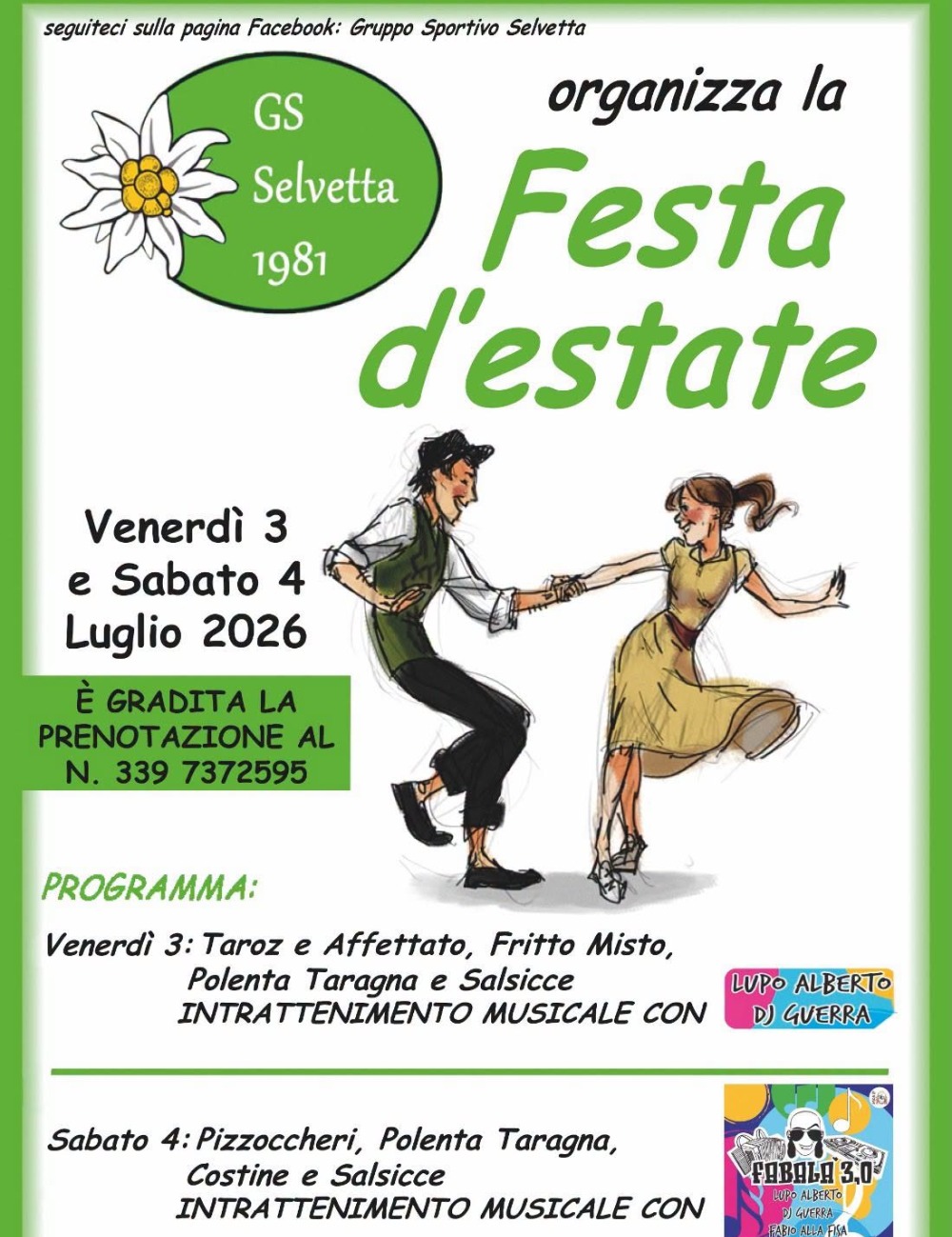 Immagine Evento Festa d’estate | Calendario Valtellinese