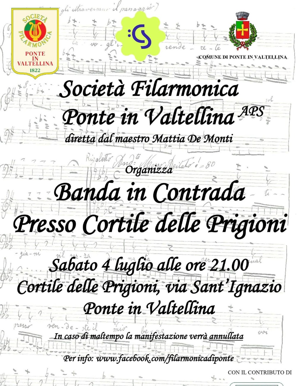 Immagine Evento Banda in Contrada | Calendario Valtellinese