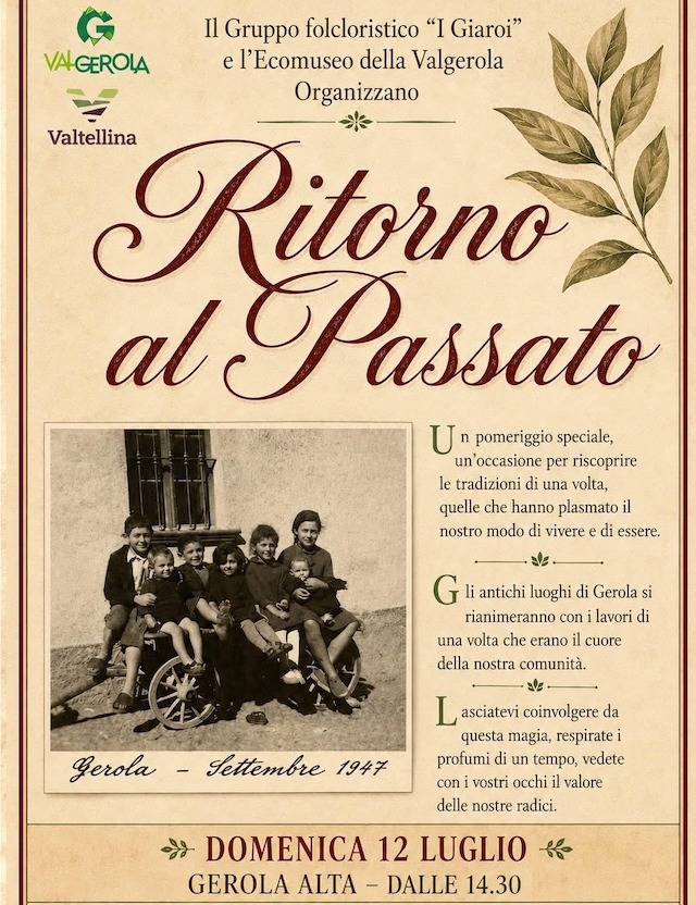 Immagine Evento Ritorno al Passato | Calendario Valtellinese