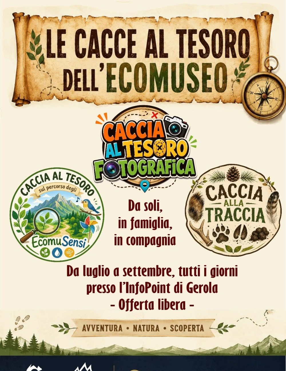 Immagine Evento Le cacce al tesoro dell’Ecomuseo | Calendario Valtellinese