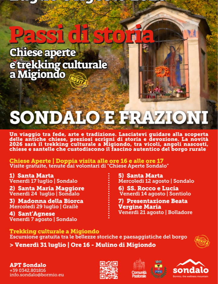 Immagine Evento Passi di storia | Calendario Valtellinese