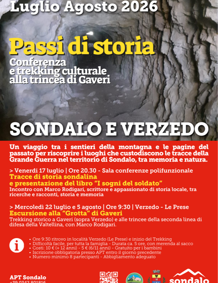 Immagine Evento Passi di storia alla trincea di Gaveri | Calendario Valtellinese