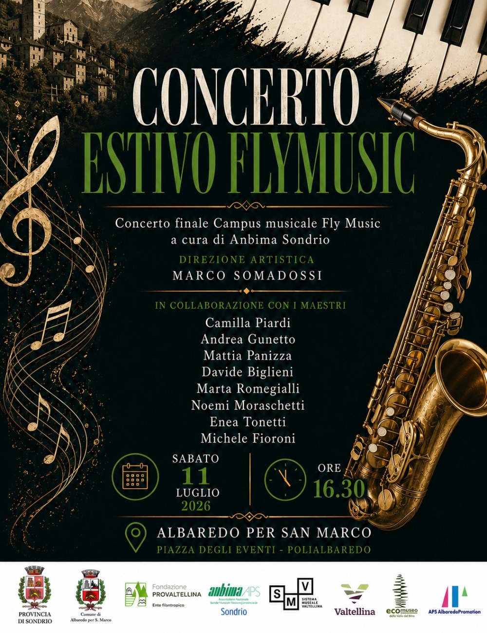 Immagine Evento Concerto Estivo Flymusic | Calendario Valtellinese