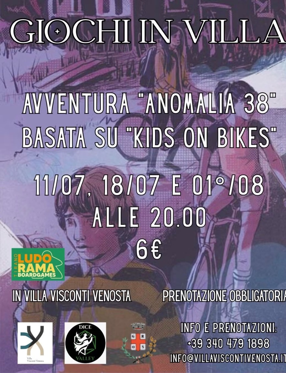 Immagine Evento Giochi in Villa | Calendario Valtellinese