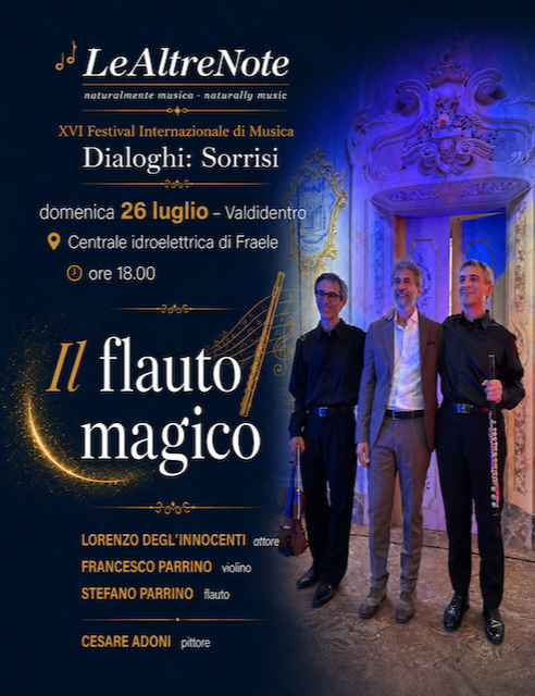 Immagine Evento Festival Le Altre Note 2026 — Dialoghi: Sorrisi Il flauto magico | Calendario Valtellinese