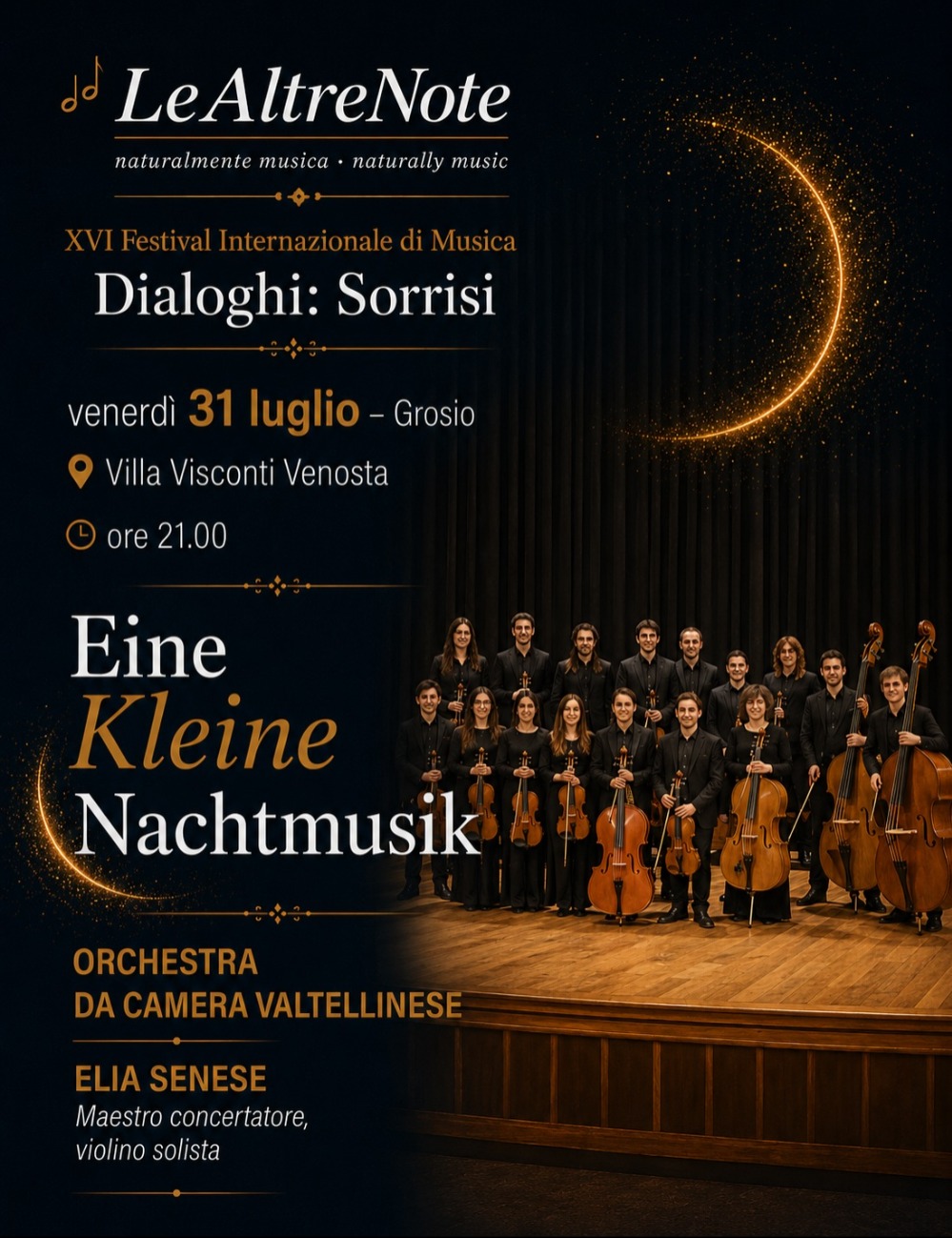 Immagine Evento Festival Le Altre Note 2026 — Dialoghi: Sorrisi Eine Kleine Nachtmusik | Calendario Valtellinese
