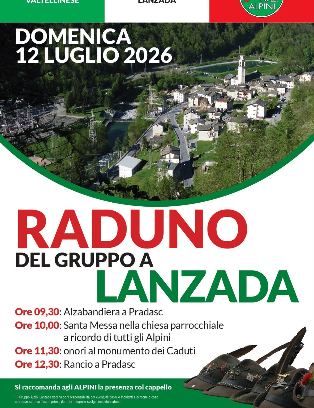 Immagine Evento Raduno del Gruppo Alpini | Calendario Valtellinese