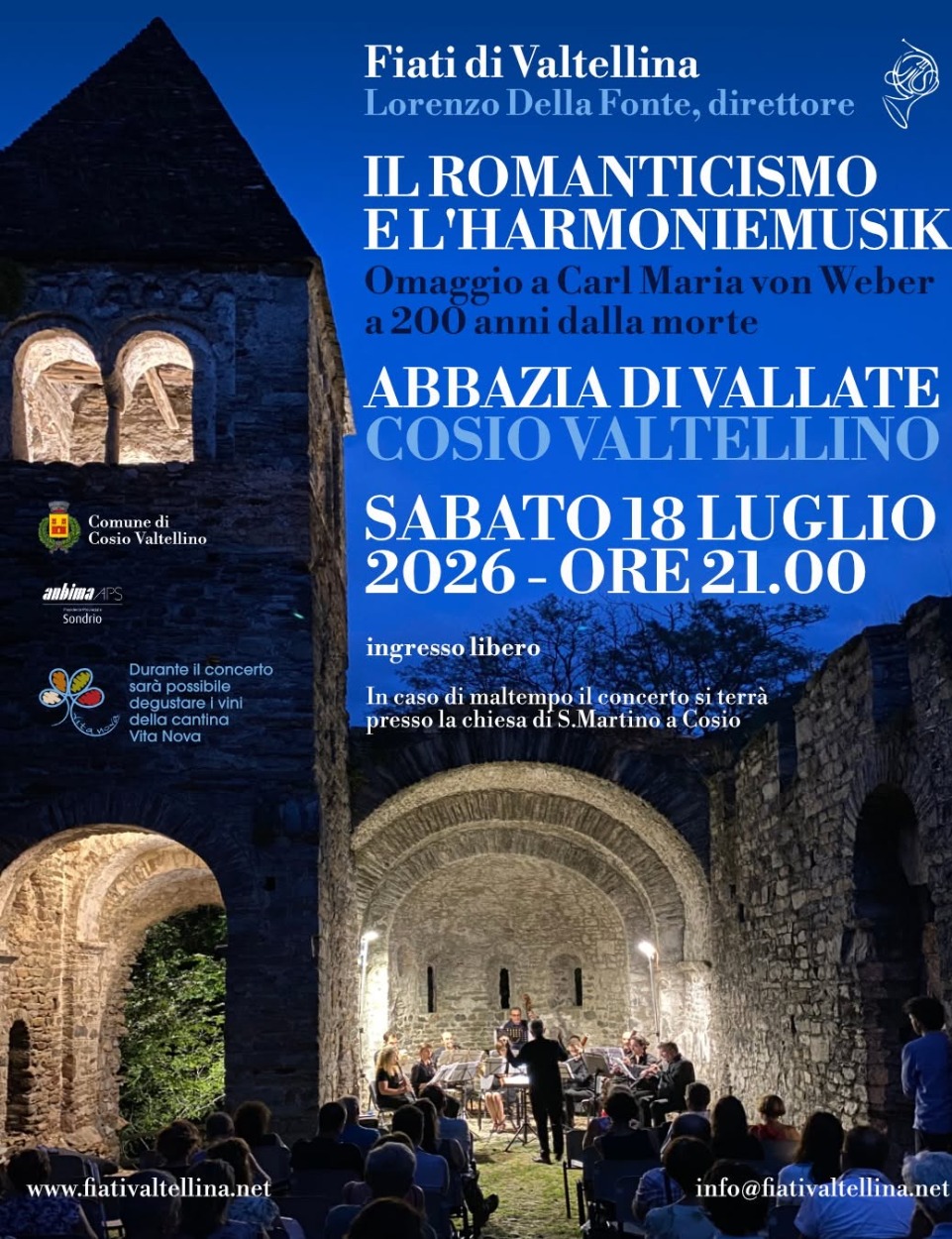 Immagine Evento Il Romanticismo e l'Harmoniemusik | Calendario Valtellinese