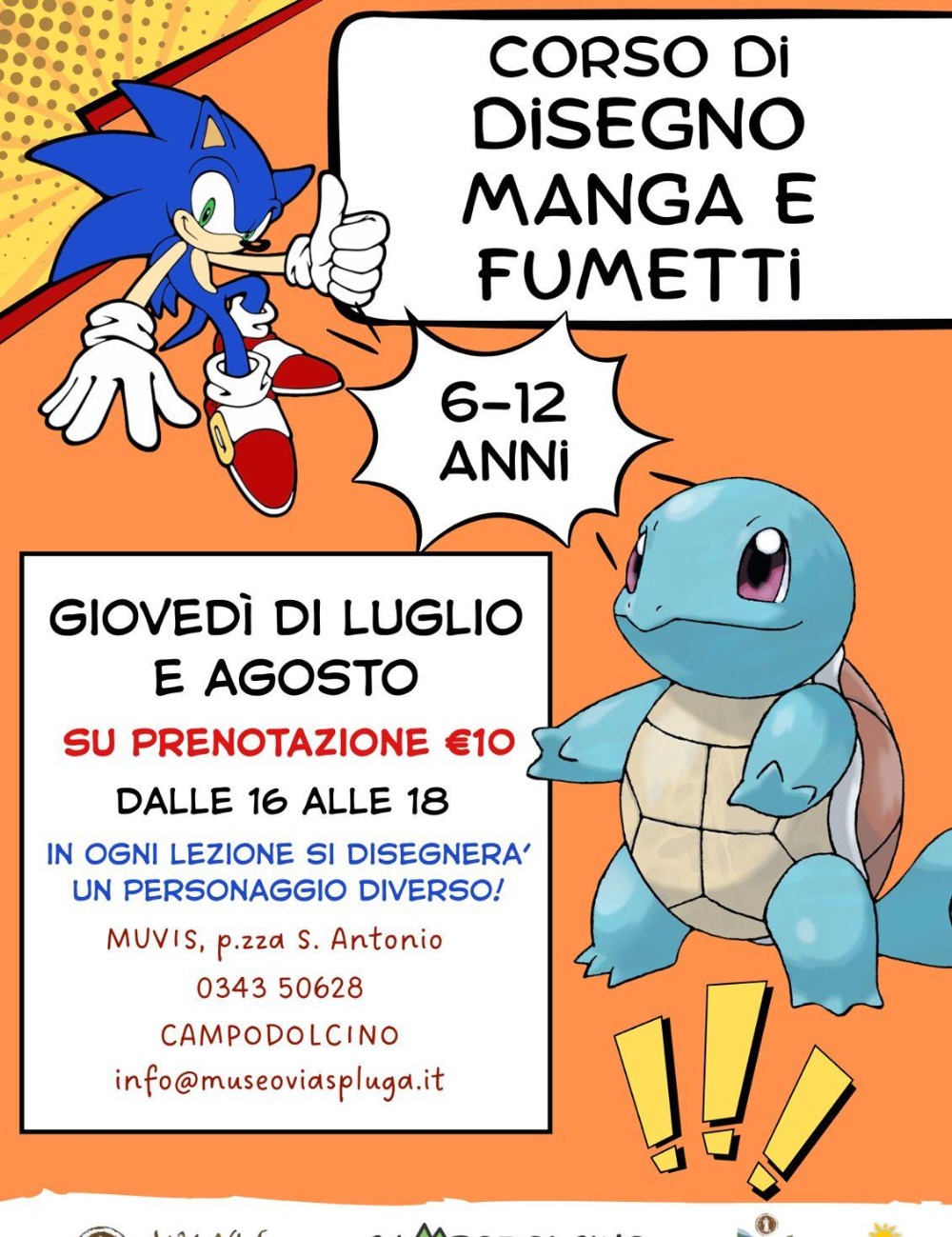 Immagine Evento Corso di Disegno Manga e Fumetti | Calendario Valtellinese
