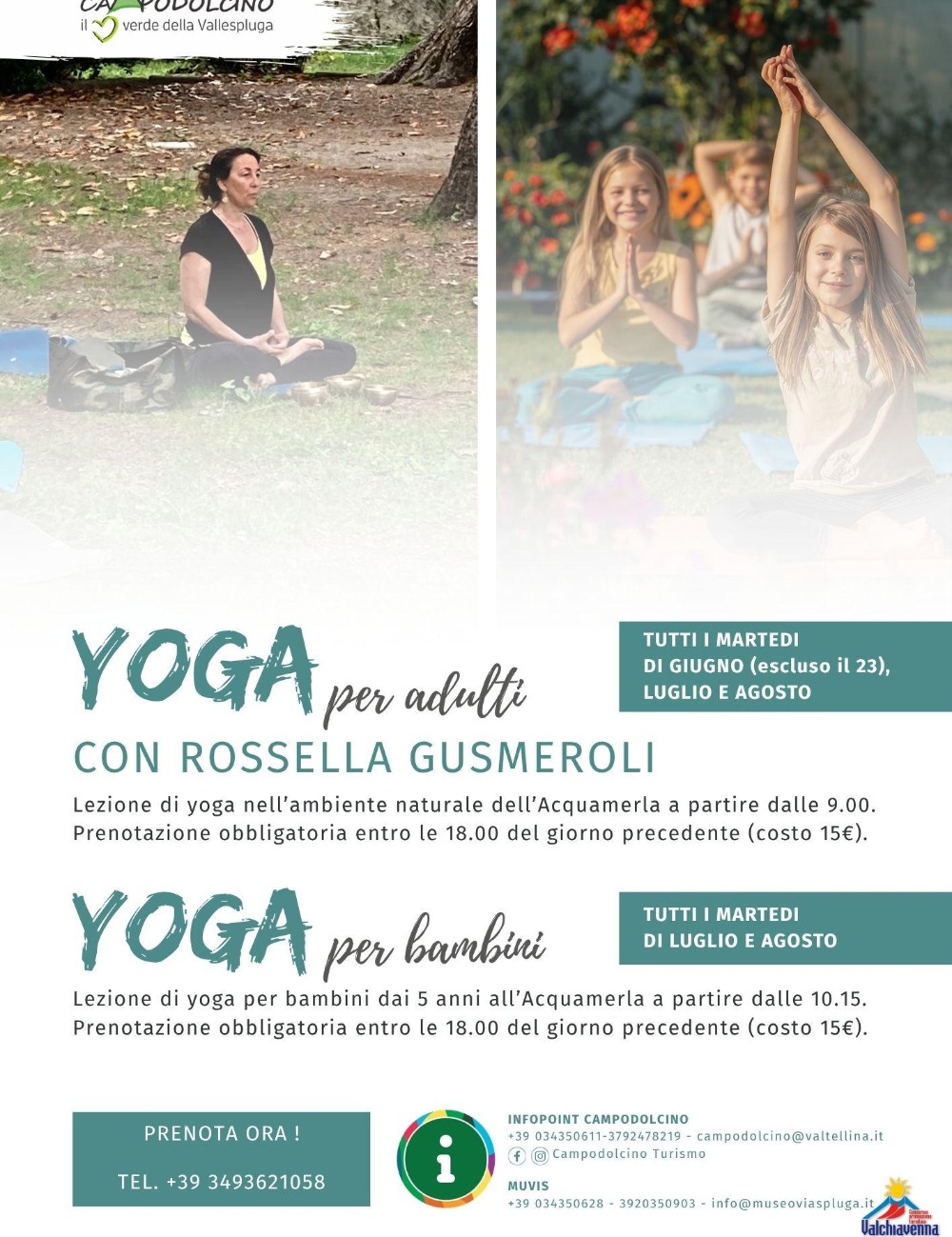 Immagine Evento Yoga per adulti e bambini | Calendario Valtellinese