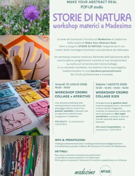 Immagine Evento Storie di Natura – Workshop materici | Calendario Valtellinese