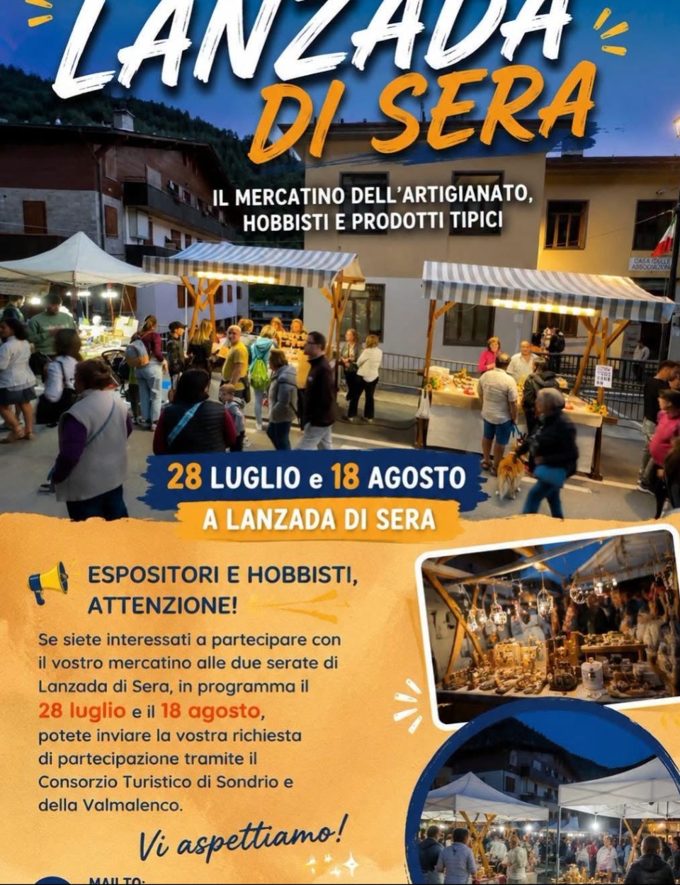 Immagine Evento Lanzada di sera | Calendario Valtellinese
