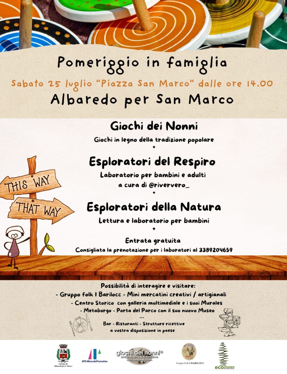 Immagine Evento Pomeriggio in famiglia | Calendario Valtellinese