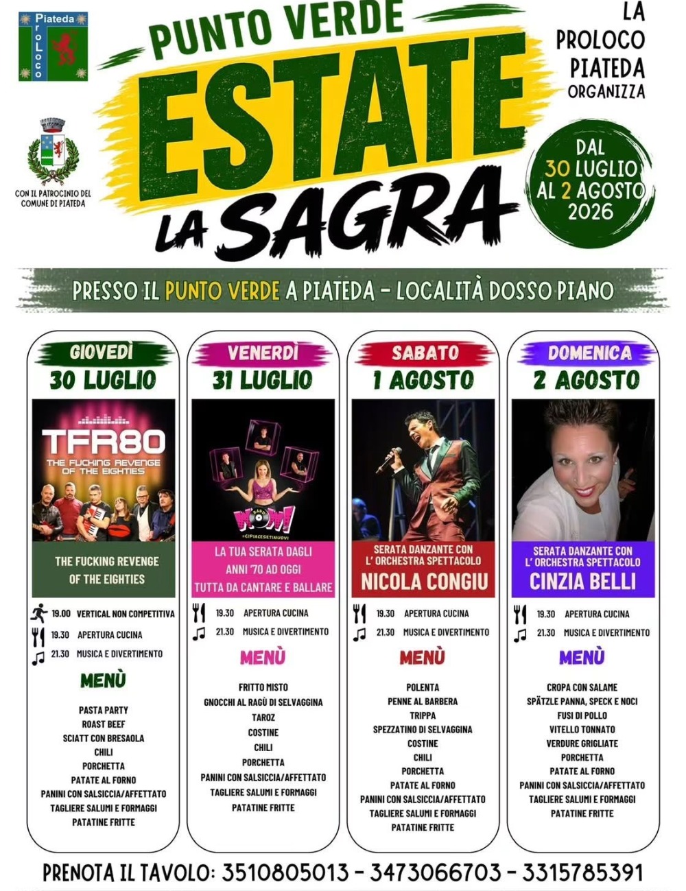 Immagine Evento Punto Verde Estate – La Sagra | Calendario Valtellinese