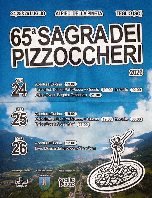 Immagine Evento 65ª Sagra dei Pizzoccheri | Calendario Valtellinese