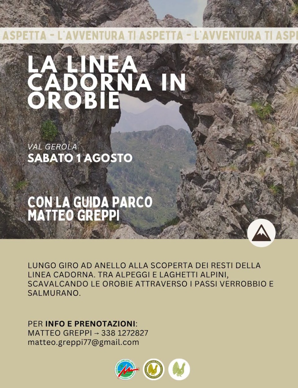 Immagine Evento La Linea Cadorna in Orobie - Escursione con Le Guide nel Parco | Calendario Valtellinese