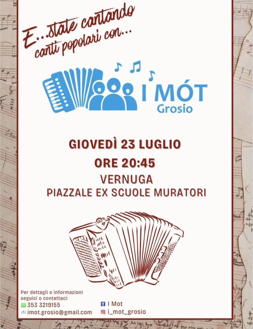 Immagine Evento E…state cantando | Calendario Valtellinese