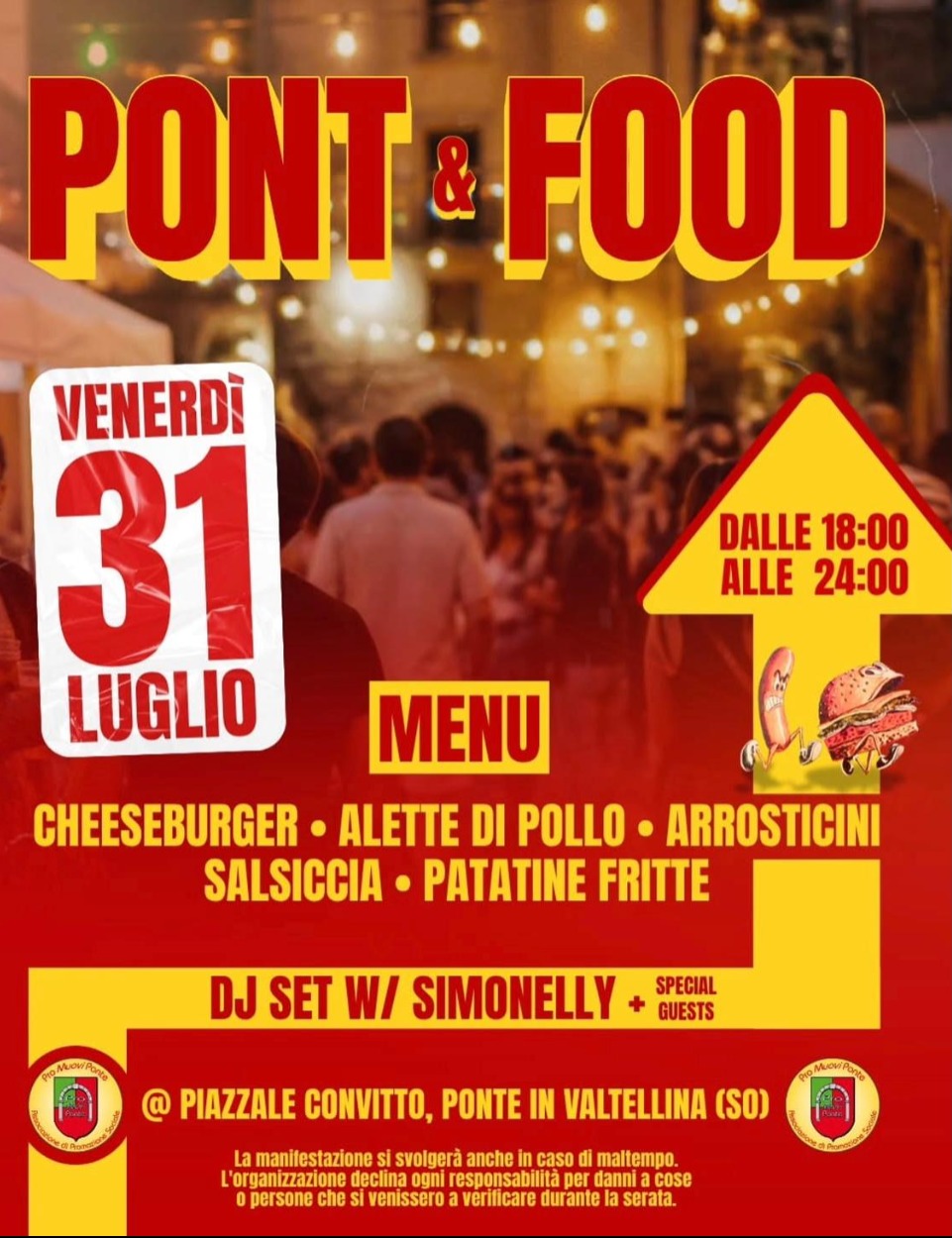 Immagine Evento Pont & Food | Calendario Valtellinese