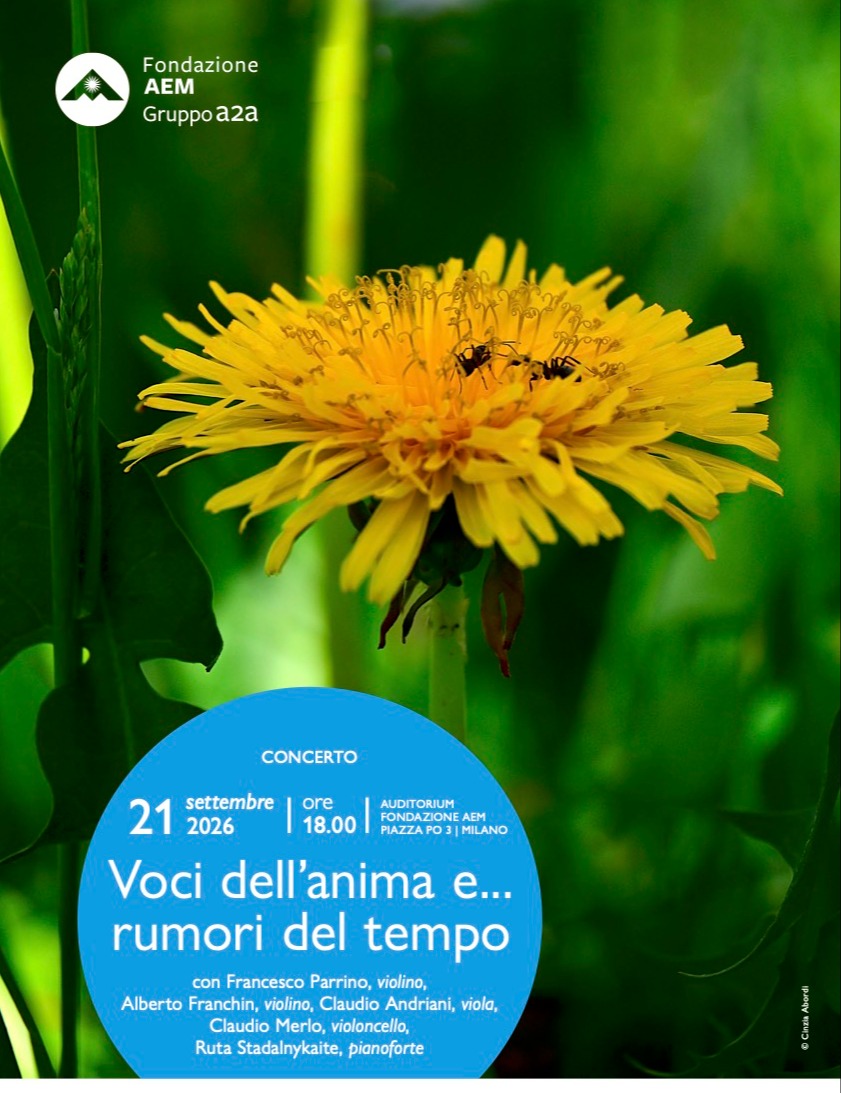 Immagine Evento Festival Le Altre Note 2026 — Dialoghi: Sorrisi Voci dell'anima e… rumori del tempo Quintetto d'archi e pianoforte | Calendario Valtellinese