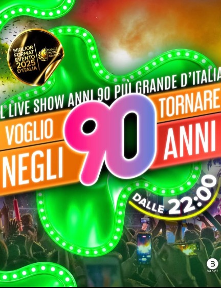 Immagine Evento Voglio tornare negli anni 90 | Calendario Valtellinese