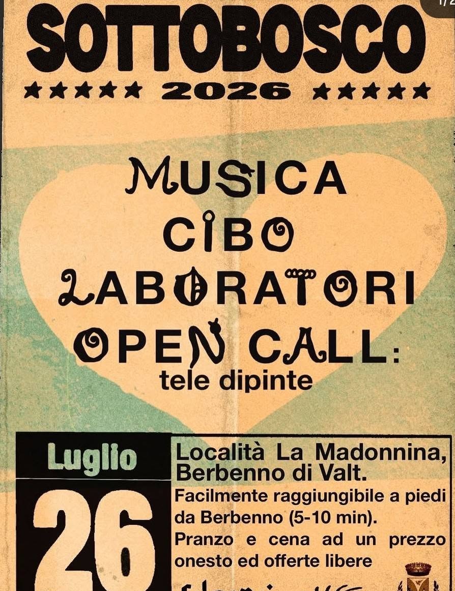 Immagine Evento Sottobosco | Calendario Valtellinese