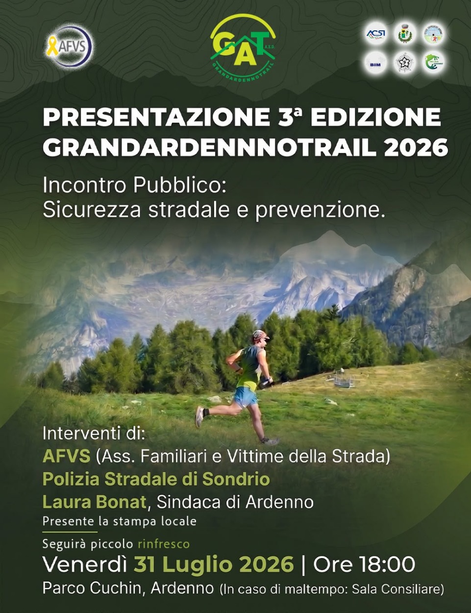 Immagine Evento Presentazione Grandardennnotrail 2026 | Calendario Valtellinese