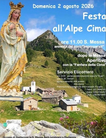Immagine Evento Festa all’Alpe Cima | Calendario Valtellinese