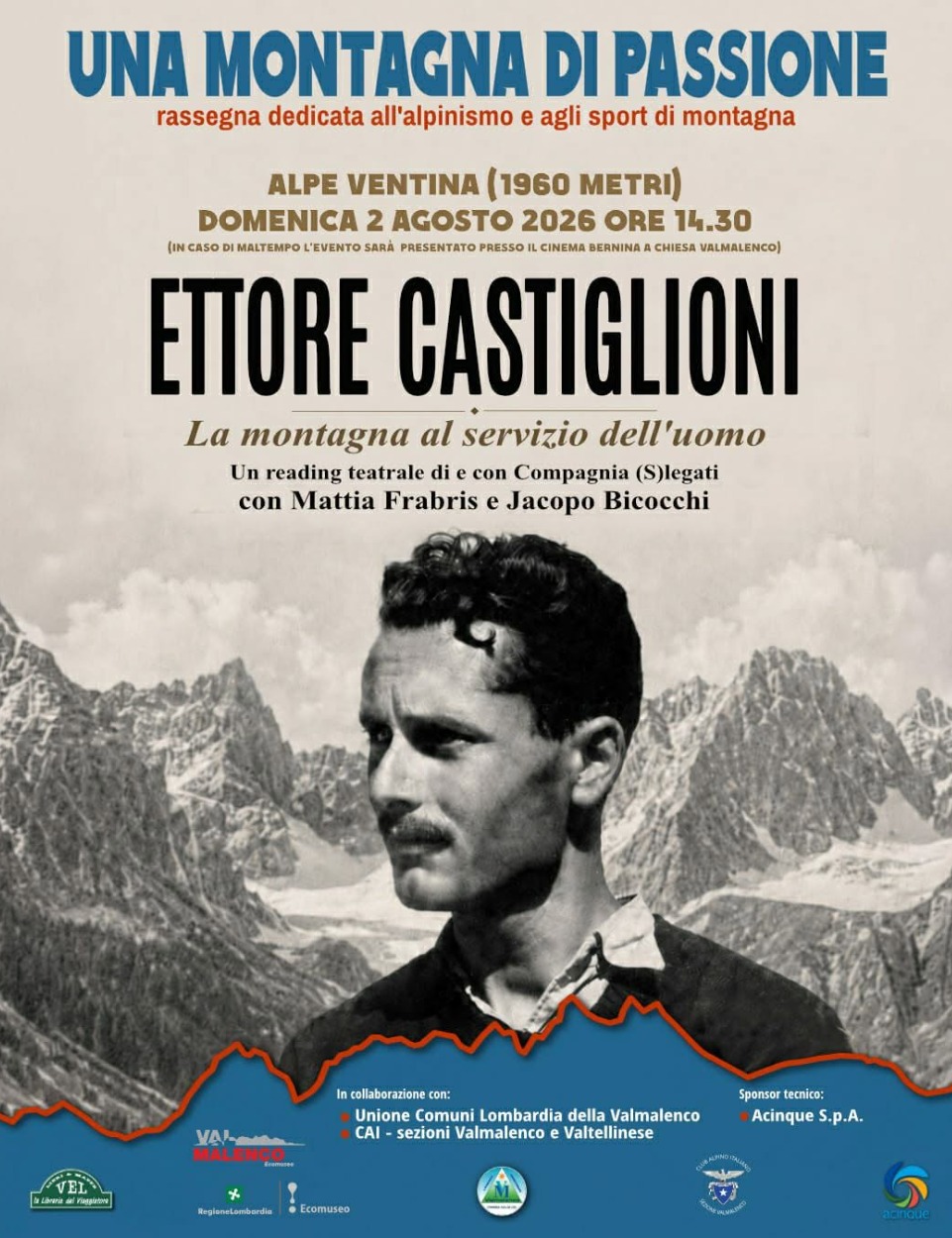 Immagine Evento Ettore Castiglioni | Calendario Valtellinese