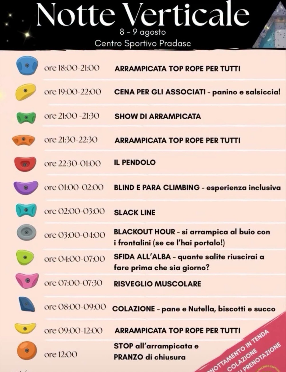 Immagine Evento Notte Verticale | Calendario Valtellinese