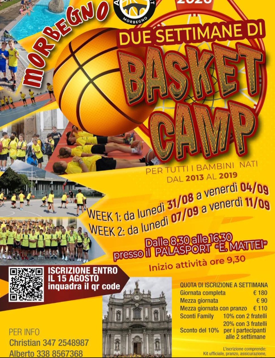 Immagine Evento Basket Camp | Calendario Valtellinese