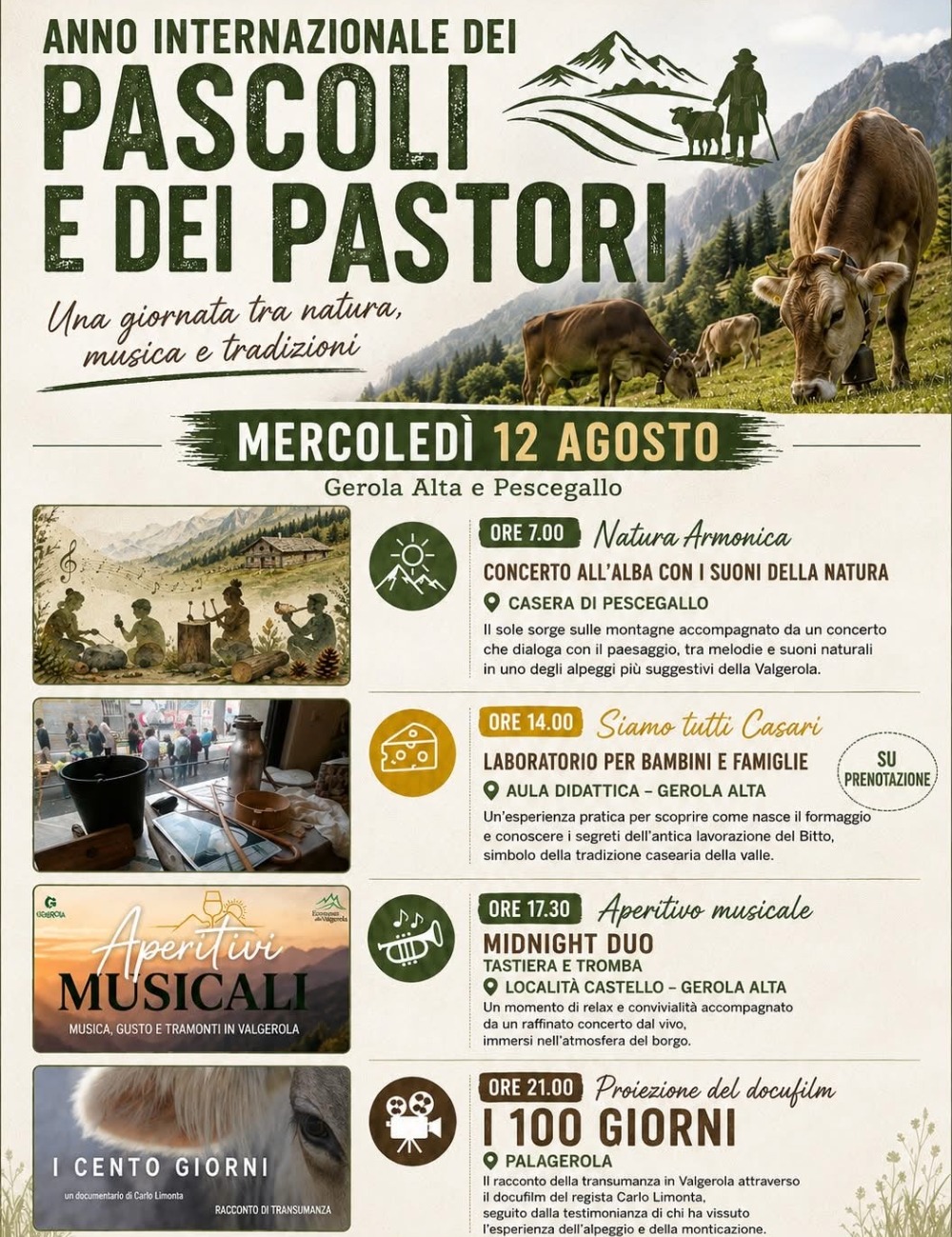 Immagine Evento Anno internazionale dei Pascoli e dei Pastori | Calendario Valtellinese