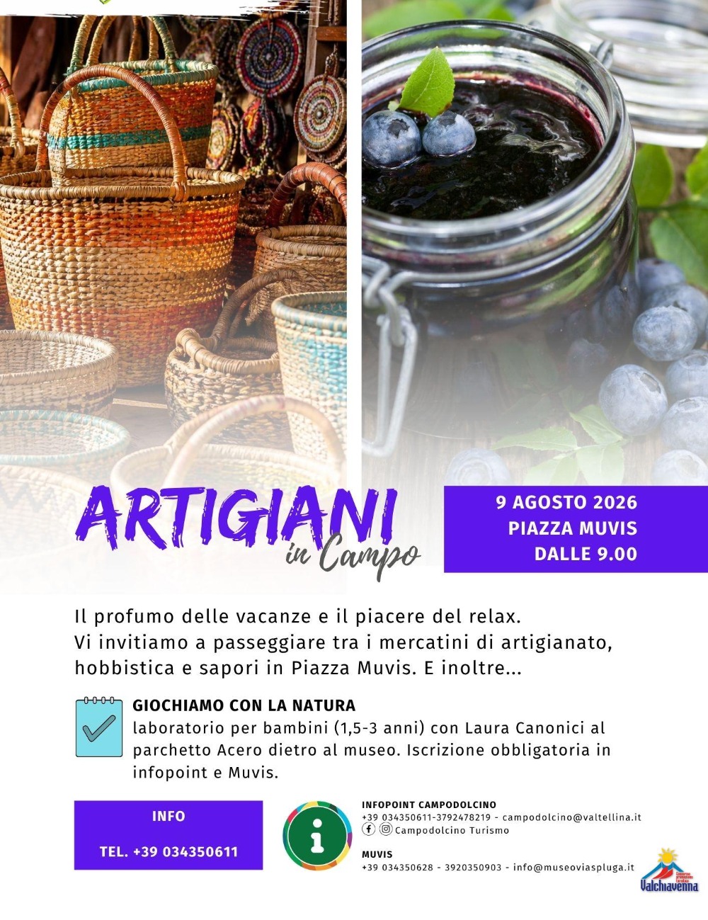 Immagine Evento Artigiani in Campo | Calendario Valtellinese