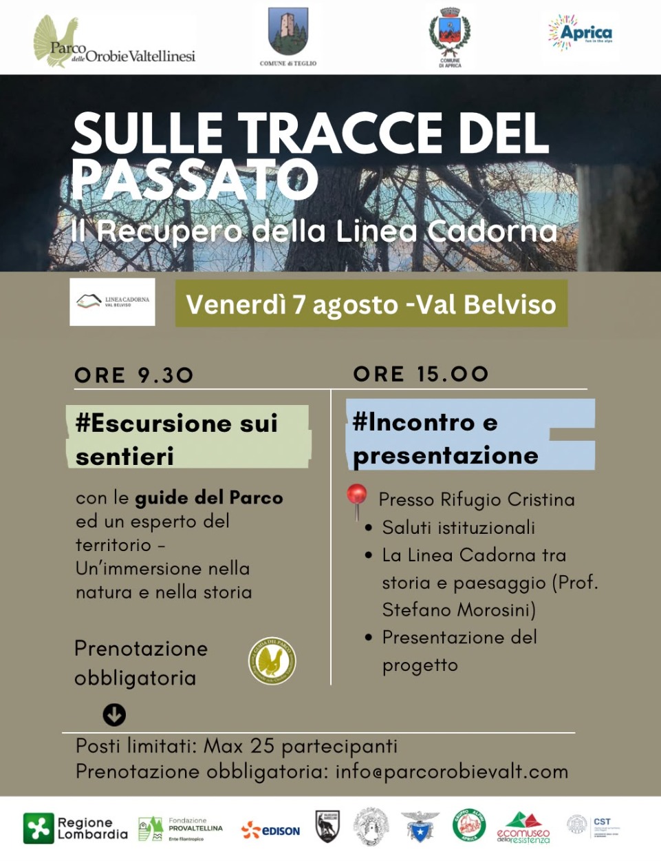 Immagine Evento Sulle tracce del passato | Calendario Valtellinese