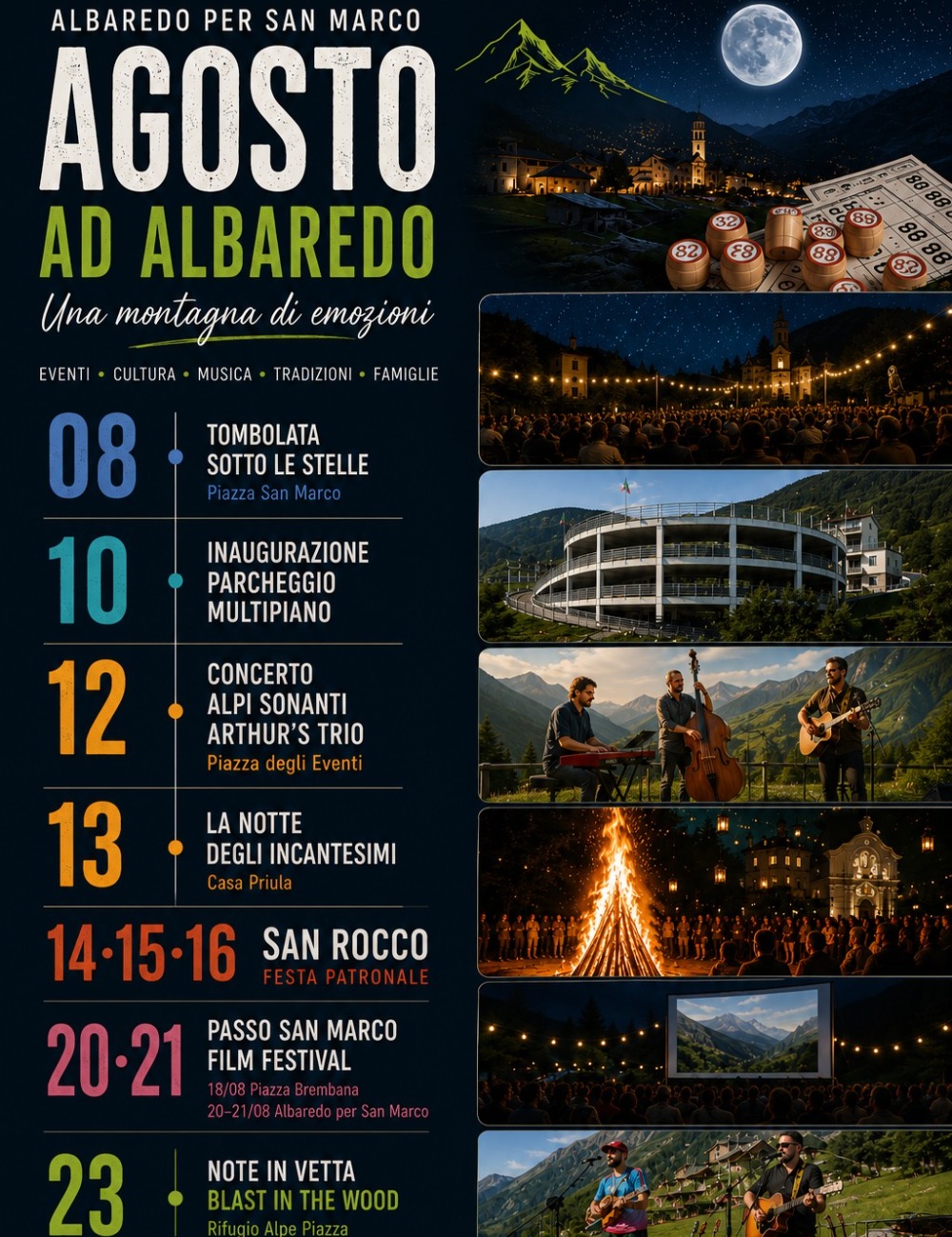 Immagine Evento Agosto ad Albaredo | Calendario Valtellinese