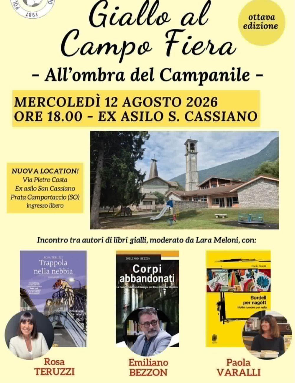 Immagine Evento Giallo al Campo Fiera | Calendario Valtellinese
